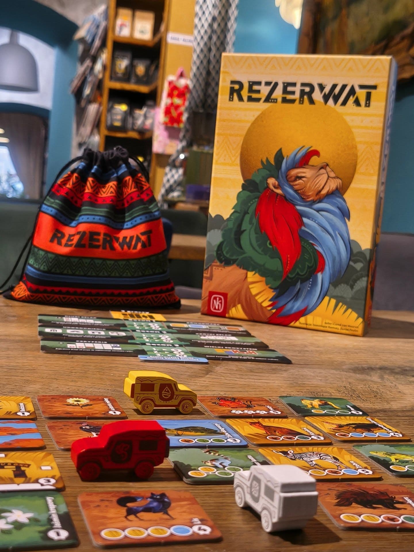 Board games at Kawa na Ławę cafe